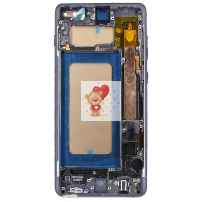 Дисплей для Samsung G975F Galaxy S10 Plus модуль с рамкой и тачскрином (черный) - (In-Cell)