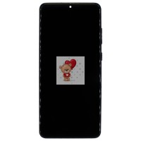 Дисплей для Samsung G988B Galaxy S20 Ultra модуль с рамкой и тачскрином (черный) - (In-Cell)