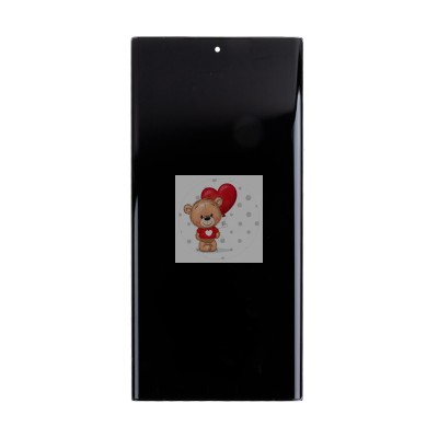 Дисплей для Samsung S918B Galaxy S23 Ultra модуль с рамкой Черный - (Soft OLED, 120 Гц) (Full Size)