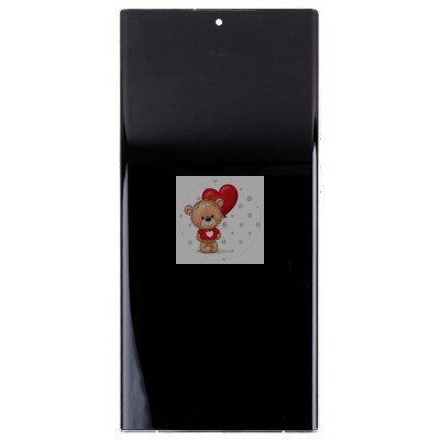 Дисплей для Samsung S918B Galaxy S23 Ultra модуль с рамкой и тачскрином (бежевый) - OR (SP)