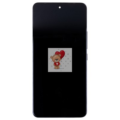 Дисплей для Xiaomi 12 Lite (2203129G) модуль с рамкой и тачскрином (черный) - OR (SP)