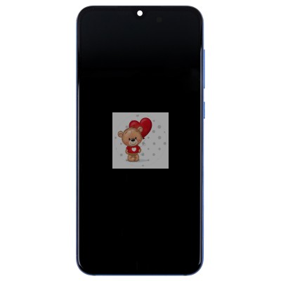 Дисплей для Xiaomi Mi9 SE (M1903F2G) модуль с рамкой и тачскрином (синий) - OR (SP)