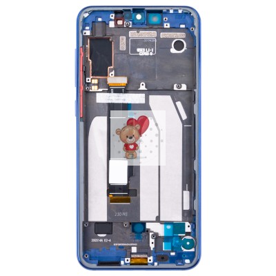 Дисплей для Xiaomi Mi9 SE (M1903F2G) модуль с рамкой и тачскрином (синий) - OR (SP)