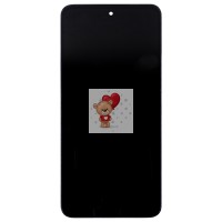 Дисплей для Xiaomi Redmi 12 4G (23053RN02Y) модуль с рамкой и тачскрином (черный) - OR