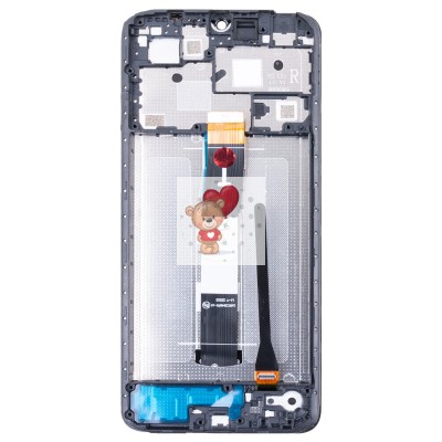 Дисплей для Xiaomi Redmi 12C (22120RN86G) модуль с рамкой и тачскрином (черный) - OR