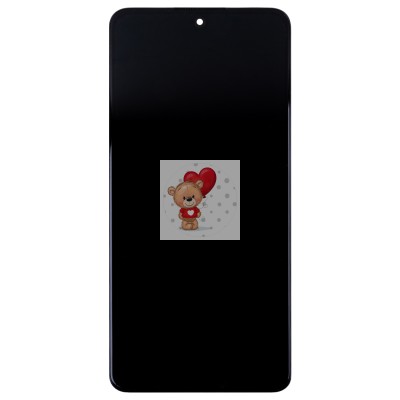 Дисплей для Xiaomi Redmi Note 12 Pro 4G (2209116AG) модуль с рамкой и тачскрином (черный) - OR (SP)