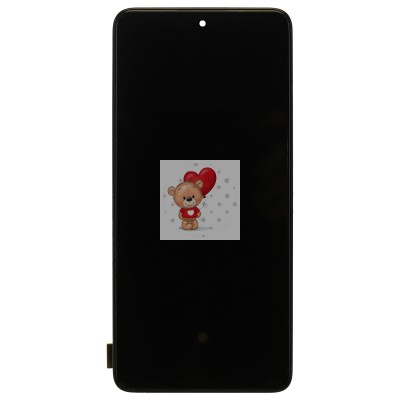 Дисплей для Xiaomi Redmi Note 14 4G (24117RN76O) модуль с рамкой Черный - (OLED)