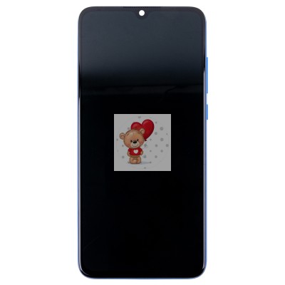 Дисплей для Xiaomi Mi9 Lite (M1904F3BG) модуль с рамкой и тачскрином (синий) - OR (SP)