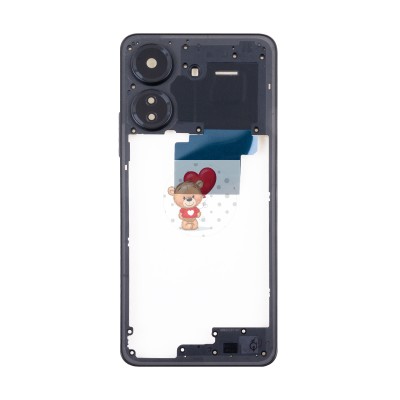 Средняя часть для Xiaomi Redmi 13C 4G Черный