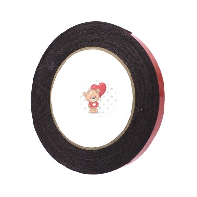 Скотч двусторонний вспененный (1 мм*12 мм*5 м) Скотч двусторонний вспененный (1 мм*12 мм*5 м)