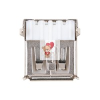 Разъем зарядки USB-A 2.0 (F) под пайку Разъем зарядки USB-A 2.0 (F) под пайку