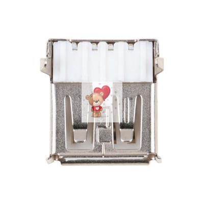 Разъем зарядки USB-A 2.0 (F) под пайку