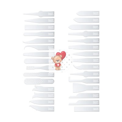 Набор лопаток QianLi iHilt 009 Plus для снятия микросхем (30 шт.) Набор лопаток QianLi iHilt 009 Plus для снятия микросхем (30 шт.)