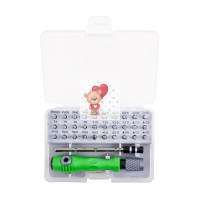 Отвертка 7389C (30 насадки, пластиковый кейс)