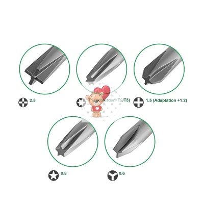 Набор отверток Relife RL-728A (5 шт, магнитайзер)