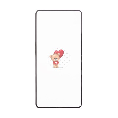 Защитное стекло "Полное покрытие" для Motorola Moto G54 Черный