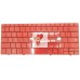 Клавиатура для ноутбука HP Mini 1000 1100 Красная P.n: 496688-001, 504611-001, 6037B0035501, MP08C13US-930