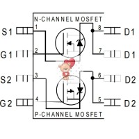 IRF7319 NP-Channel MOSFET 30V 6.5A