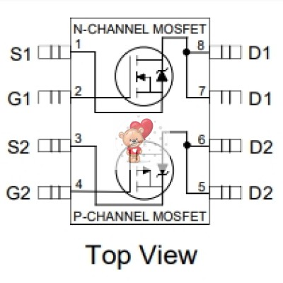 IRF7319 NP-Channel MOSFET 30V 6.5A