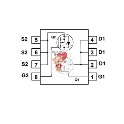 FDMS3602S N-Channel MOSFET 25V 15A