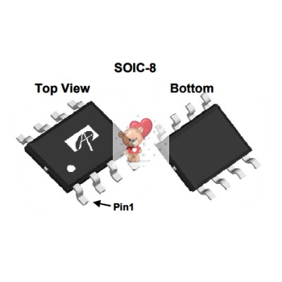 AO4807 P-Channel MOSFET 30V 6A
