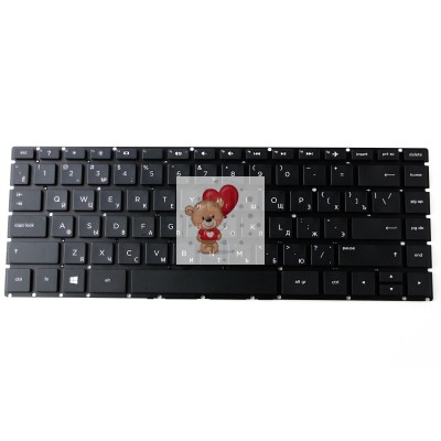 Клавиатура для ноутбука HP 14m-ba Черная p/n: 924117-001 Клавиатура для ноутбука HP 14m-ba Черная p/n: 924117-001