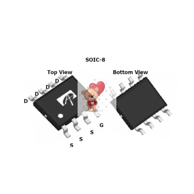 Микросхема AO4410 N-Channel MOSFET 30V 18A
