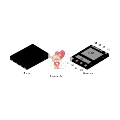 FDMS7600AS N-Channel MOSFET 30V 30A