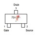 2N7002K N-Channel MOSFET 60V 0.3A