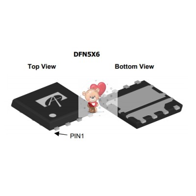 Микросхема AON6908A N-Channel MOSFET 30V