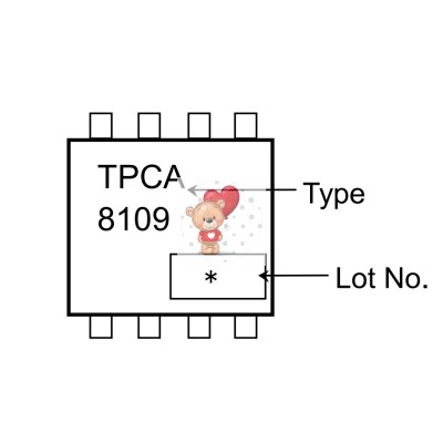 TPCA8109 P-Channel MOSFET 30V 24A