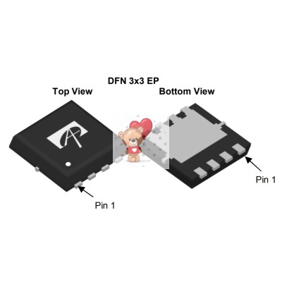 AON7380 N-Channel MOSFET 30V 24A