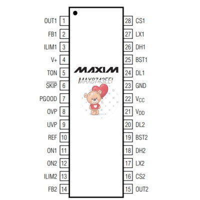 MAX8743EEI