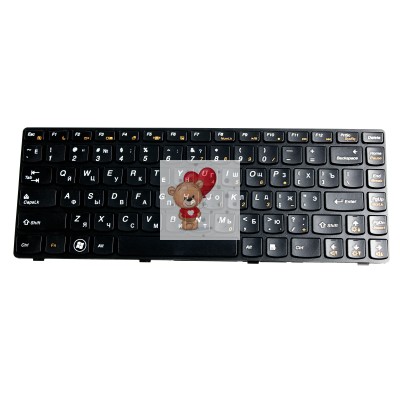 Клавиатура для ноутбука Lenovo Y400 Без подсветки P.n: 25205378, PK130RQ3B00