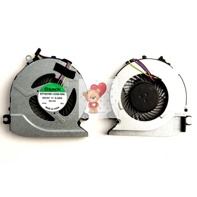 Вентилятор/Кулер для ноутбука HP 15-ak p/n: NS75B00-15C09, DTA47X1PTP00, 833139-001, 834784-001 Вентилятор/Кулер для ноутбука HP 15-ak p/n: NS75B00-15C09, DTA47X1PTP00, 833139-001, 834784-001