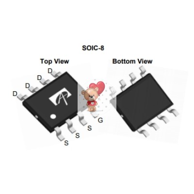 Микросхема AO4456 N-Channel MOSFET 30V 20A