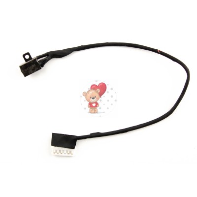 Разъем питания Dell (D017) 15-5565 5567 с кабелем 450.030060001