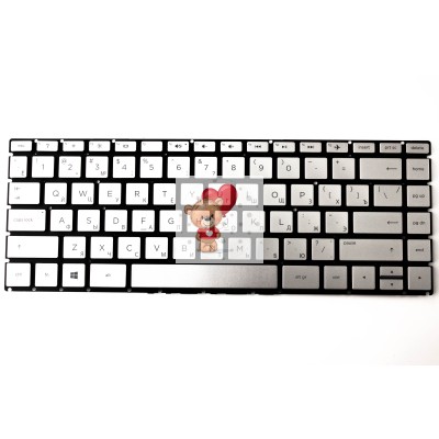 Клавиатура для HP 14-BS 14-BR 14-BF 14-BK Серебро p/n: HPM16L93SU6920, 920894-B31