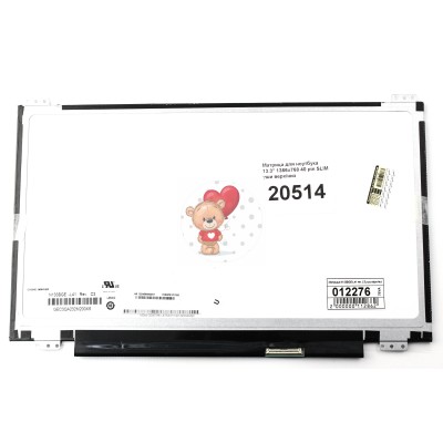 Матрица для ноутбука 13.3" 1366x768 40 pin SLIM уши верх/низ N133BGE-L41 rev. C3 Матрица для ноутбука 13.3" 1366x768 40 pin SLIM уши верх/низ N133BGE-L41 rev. C3