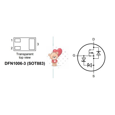PMZ370UNE N-channel Trench MOSFET 30V 900mA