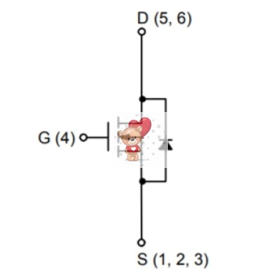 SM4370NSKP N-Channel MOSFET 30V 50A