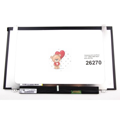 Матрица для ноутбука 14.0" 1920x1080 30pin Slim IPS TV140FHM-NH0 Matte 60Hz