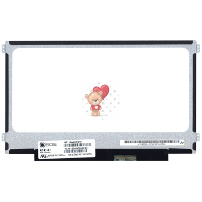 Матрица для ноутбука 11.6" 1366x768 40 pin SLIM уши лево/право LTN116AT06 N116BGE-L42 LTN116AT04