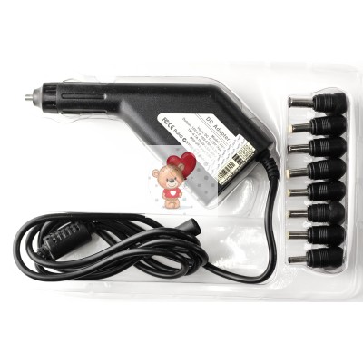 Автомобильная зарядка универсальная 19V-20V 3.16A - 4.9A 90W 8 переходников