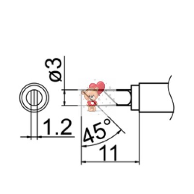 Нагревательный элемент T12-KU Нагревательный элемент T12-KU