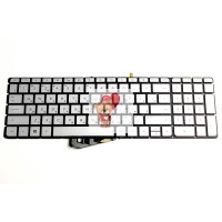 Клавиатура для HP 15-ab 17-g Серебро + подсветка p/n: 809031-251