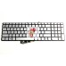 Клавиатура для HP 15-ab 17-g Серебро + подсветка p/n: 809031-251