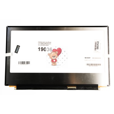 Матрица для ноутбука 14.0" 3200x1800 50pin eDp Slim VA LQ140Z1JW01A Matte 60Hz Матрица для ноутбука 14.0" 3200x1800 50pin eDp Slim VA LQ140Z1JW01A Matte 60Hz
