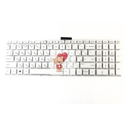 Клавиатура для ноутбука HP 17-ak Белая Клавиатура для ноутбука HP 17-ak Белая