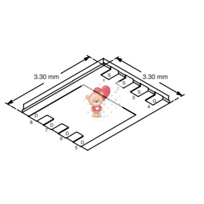 SIS406DN-T1-GE3 MOSFET N-Ch 30V 9A